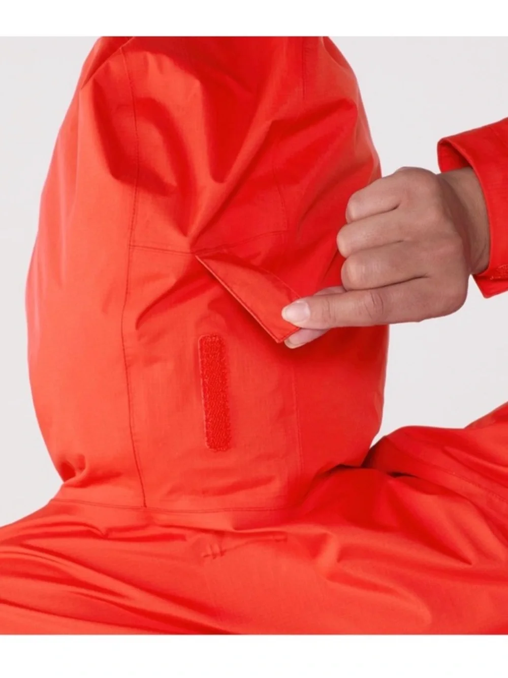 REI Co-op Rainier Peak 2.5L Rain Jacket Coral Red Hooded Waterproof Women’s 3X - Picture 4 of 16